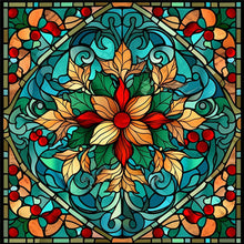 Load image into Gallery viewer, Diamond Painting - Full Square - glass art flowers (40*40CM)
