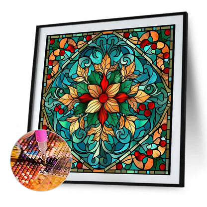 Diamond Painting - Full Square - glass art flowers (40*40CM)