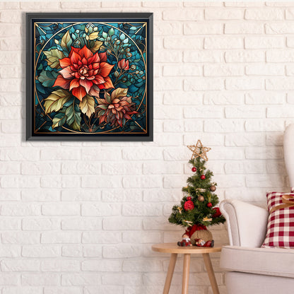Diamond Painting - Full Square - glass art flowers (40*40CM)