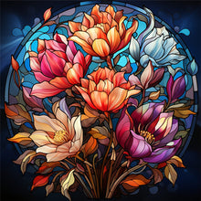 Load image into Gallery viewer, Diamond Painting - Full Square - glass art flowers (40*40CM)
