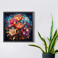 Load image into Gallery viewer, Diamond Painting - Full Square - glass art flowers (40*40CM)
