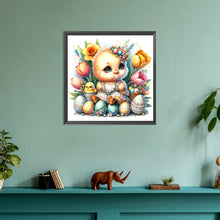 Load image into Gallery viewer, Diamond Painting - Full Round - chick in skirt (30*30CM)
