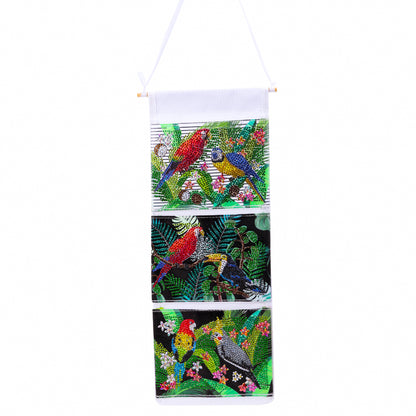 Special Shape DIY Animal Rose Diamond Painting Purses Diamond Art Clutch Bag