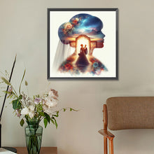 Load image into Gallery viewer, Diamond Painting - Full Round - romantic wedding silhouette (30*30CM)
