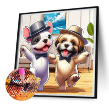 Load image into Gallery viewer, Diamond Painting - Full Round - puppy companion (30*30CM)
