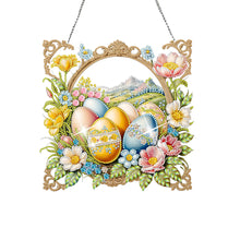 Load image into Gallery viewer, Easter Egg Scene Single-Sided Diamond Art Hanging Pendant for Office Home Decor
