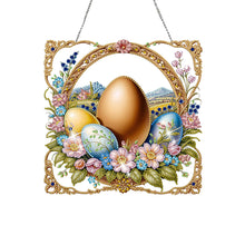 Load image into Gallery viewer, Easter Egg Scene Single-Sided Diamond Art Hanging Pendant for Office Home Decor
