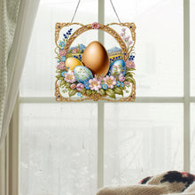 Load image into Gallery viewer, Easter Egg Scene Single-Sided Diamond Art Hanging Pendant for Office Home Decor
