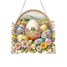 Load image into Gallery viewer, Easter Egg Scene Single-Sided Diamond Art Hanging Pendant for Office Home Decor
