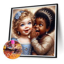 Load image into Gallery viewer, Diamond Painting - Full Round - whispering girl (30*30CM)
