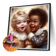 Load image into Gallery viewer, Diamond Painting - Full Round - whispering girl (30*30CM)
