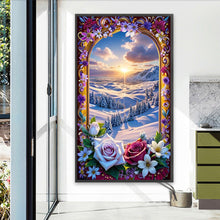 Load image into Gallery viewer, AB Diamond Painting - Full Round - picture frame garden (40*70CM)
