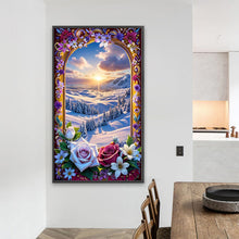 Load image into Gallery viewer, AB Diamond Painting - Full Round - picture frame garden (40*70CM)
