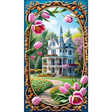 Load image into Gallery viewer, AB Diamond Painting - Full Round - picture frame garden (40*70CM)
