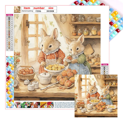 Diamond Painting - Full Square - mouse making dessert (30*30CM)