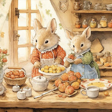 Load image into Gallery viewer, Diamond Painting - Full Square - mouse making dessert (30*30CM)
