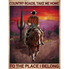 Load image into Gallery viewer, Diamond Painting - Full Round - Cowboy horses (30*40CM)
