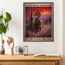 Load image into Gallery viewer, Diamond Painting - Full Round - Cowboy horses (30*40CM)
