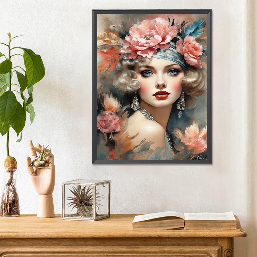 Diamond Painting - Full Round - noble lady (30*40CM)