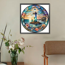 Load image into Gallery viewer, Diamond Painting - Full Round - Garland Lighthouse (30*30CM)

