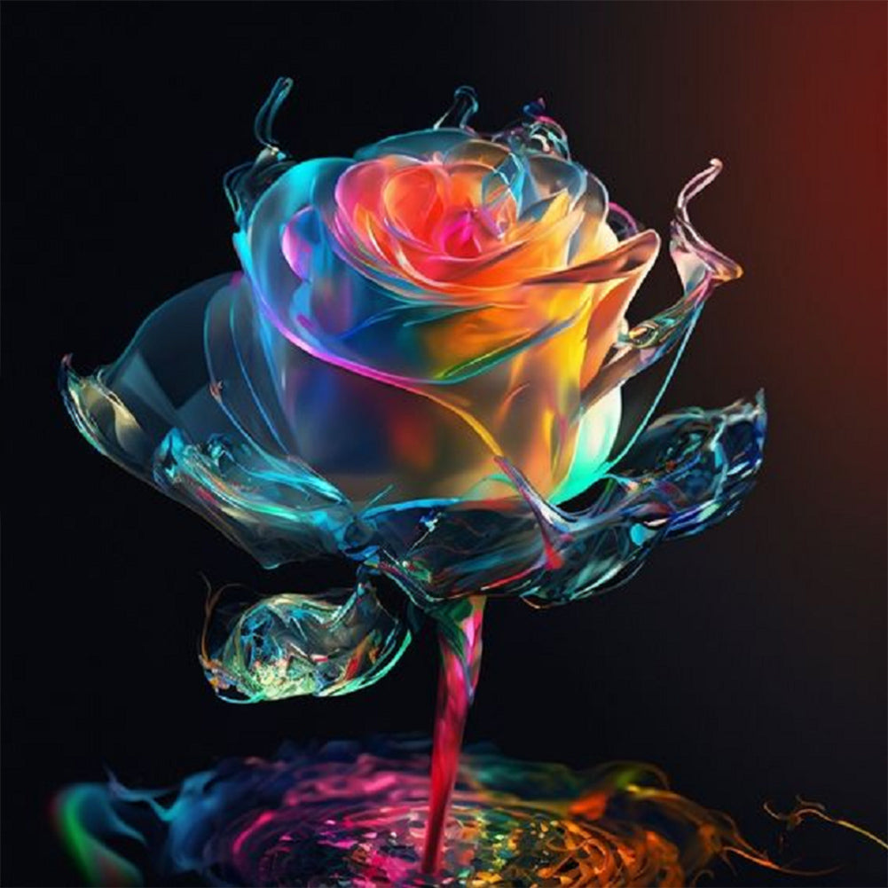 Diamond Painting - Full Round - colorful roses (30*30CM)