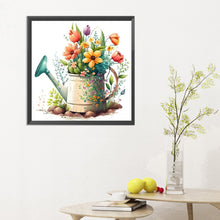 Load image into Gallery viewer, Diamond Painting - Full Round - Watering pot bouquet (30*30CM)
