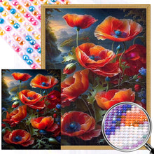 Load image into Gallery viewer, AB Diamond Painting - Full Round - night poppy (40*65CM)
