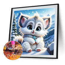 Load image into Gallery viewer, Diamond Painting - Full Round - kitten (35*35CM)

