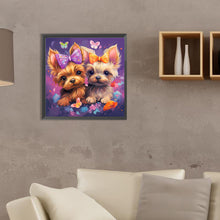 Load image into Gallery viewer, Diamond Painting - Full Round - puppy (35*35CM)
