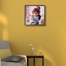 Load image into Gallery viewer, Diamond Painting - Full Round - girl (35*35CM)
