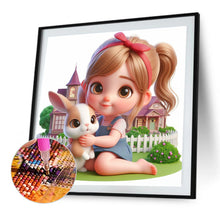 Load image into Gallery viewer, Diamond Painting - Full Round - girl (35*35CM)
