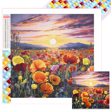 Load image into Gallery viewer, Diamond Painting - Full Square - Poppy flower sea (40*40CM)
