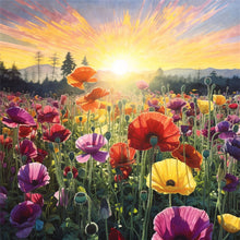Load image into Gallery viewer, Diamond Painting - Full Square - Poppy flower sea (40*40CM)

