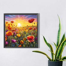 Load image into Gallery viewer, Diamond Painting - Full Square - Poppy flower sea (40*40CM)

