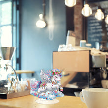 Load image into Gallery viewer, Single-Side Desktop Diamond Art Kits for Adults Beginner Kids (Cloud Unicorn)
