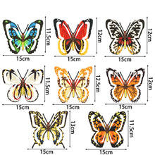 Load image into Gallery viewer, 8Pcs Butterfly Kid Diamond Art Painting Stickers Kits Fun DIY Arts Crafts Paint
