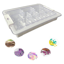 Load image into Gallery viewer, 21 Grid Diamond Painting Bead Storage Containers Bead Organizers and Dot Storage
