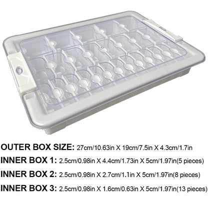 26 Grid Diamond Painting Bead Storage Containers Bead Organizers and Dot Storage