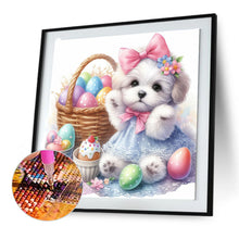 Load image into Gallery viewer, Diamond Painting - Full Round - Ravenclaw puppies and Easter eggs (30*30CM)
