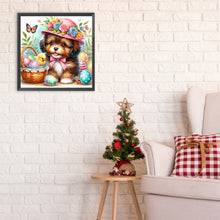 Load image into Gallery viewer, Diamond Painting - Full Round - Ravenclaw dog and Easter egg (30*30CM)
