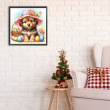 Load image into Gallery viewer, Diamond Painting - Full Round - Pastoral Dog and Easter Egg (30*30CM)
