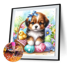 Load image into Gallery viewer, Diamond Painting - Full Round - Pastoral Dog and Easter Egg (30*30CM)

