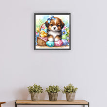 Load image into Gallery viewer, Diamond Painting - Full Round - Pastoral Dog and Easter Egg (30*30CM)
