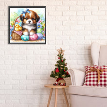 Load image into Gallery viewer, Diamond Painting - Full Round - Pastoral Dog and Easter Egg (30*30CM)
