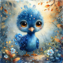 Load image into Gallery viewer, Diamond Painting - Full Round - baby peacock (40*40CM)
