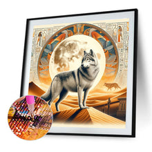 Load image into Gallery viewer, Diamond Painting - Full Round - Ancient Egyptian Culture and Wolves (40*40CM)
