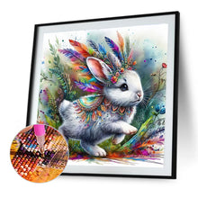 Load image into Gallery viewer, Diamond Painting - Full Round - Indian colorful rabbit (40*40CM)
