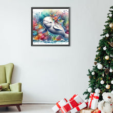 Load image into Gallery viewer, Diamond Painting - Full Round - Indian colorful whale (40*40CM)
