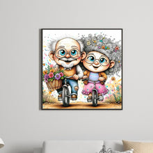 Load image into Gallery viewer, Diamond Painting - Full Round - old couple (30*30CM)

