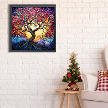 Load image into Gallery viewer, Diamond Painting - Full Square - glass art lucky tree (40*40CM)
